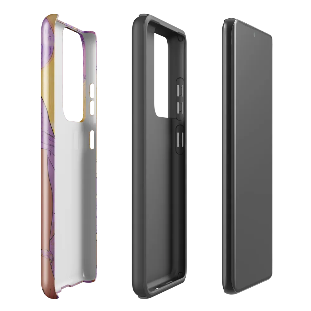 Elegance in Floral Harmony | Phone Case |  S21 Ultra | Tough Case | Glossy