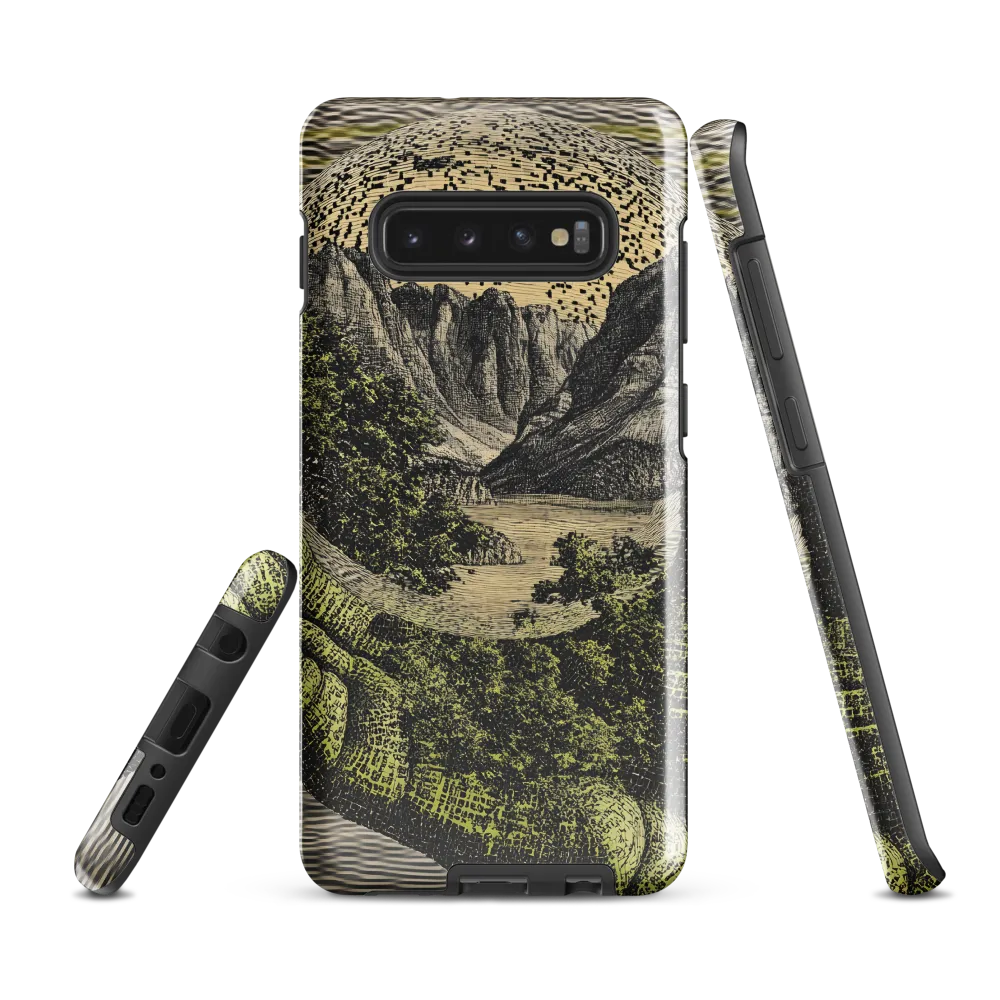 Embrace of Nature's Sphere | Phone Case |  S10 Plus | Tough Case | Glossy