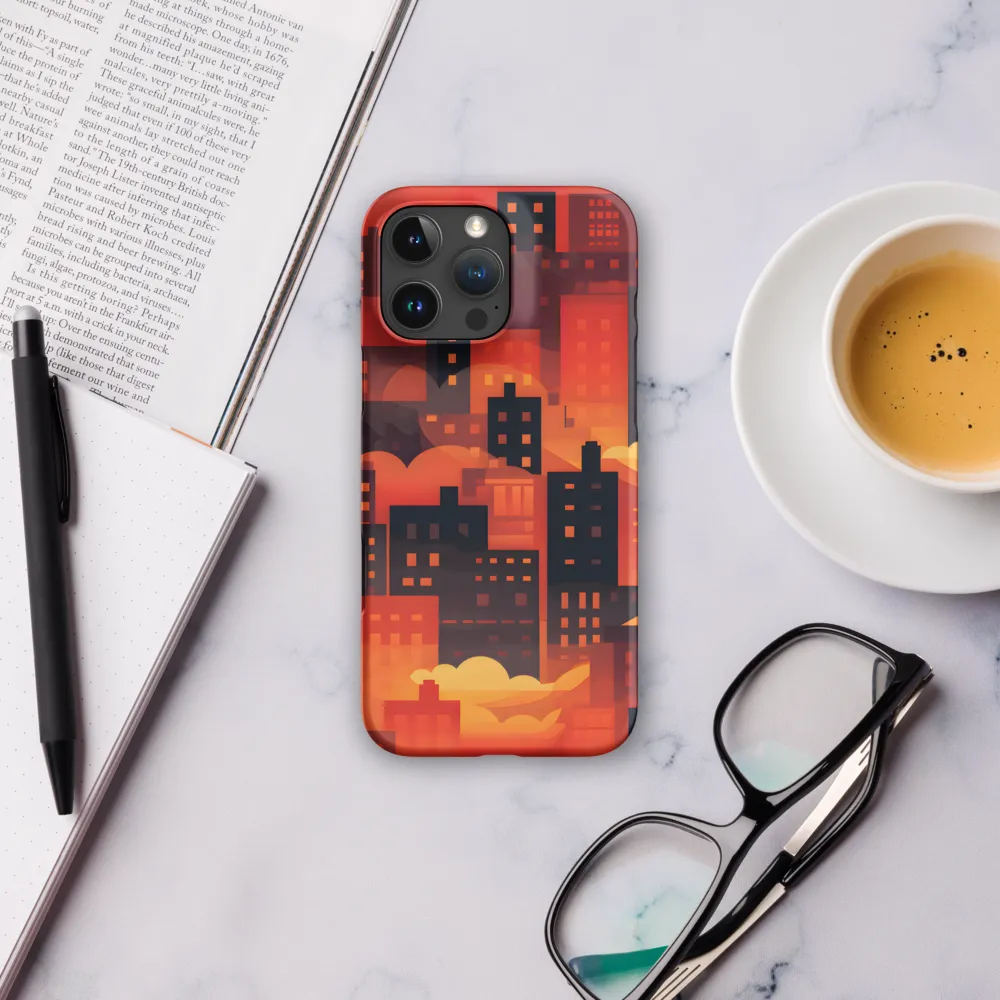 Radiance of the Urban Horizon | Phone Case |  16 Pro Max | Snap Case | Matte
