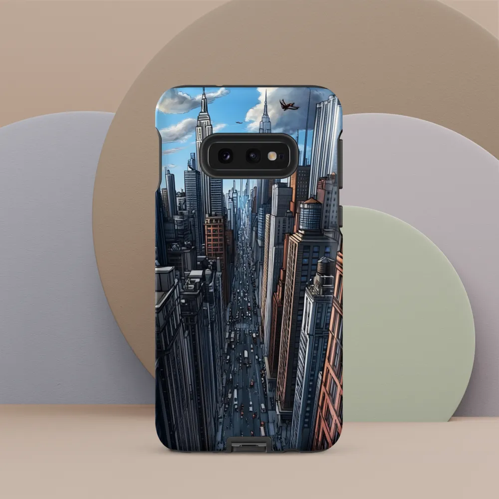 Skyline Symphony: A City in Motion | Phone Case |  S10e | Tough Case | Matte