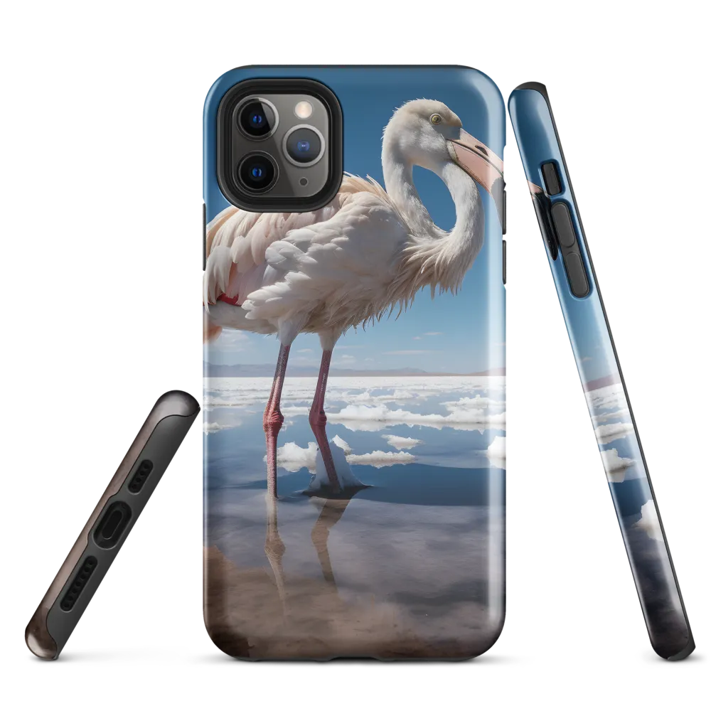 Graceful Solitude of a Flamingo | Phone Case |  11 Pro Max | Tough Case | Glossy