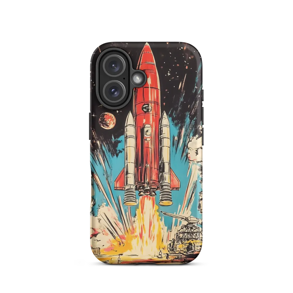 Ignition: A Retro Journey into Space | Phone Case