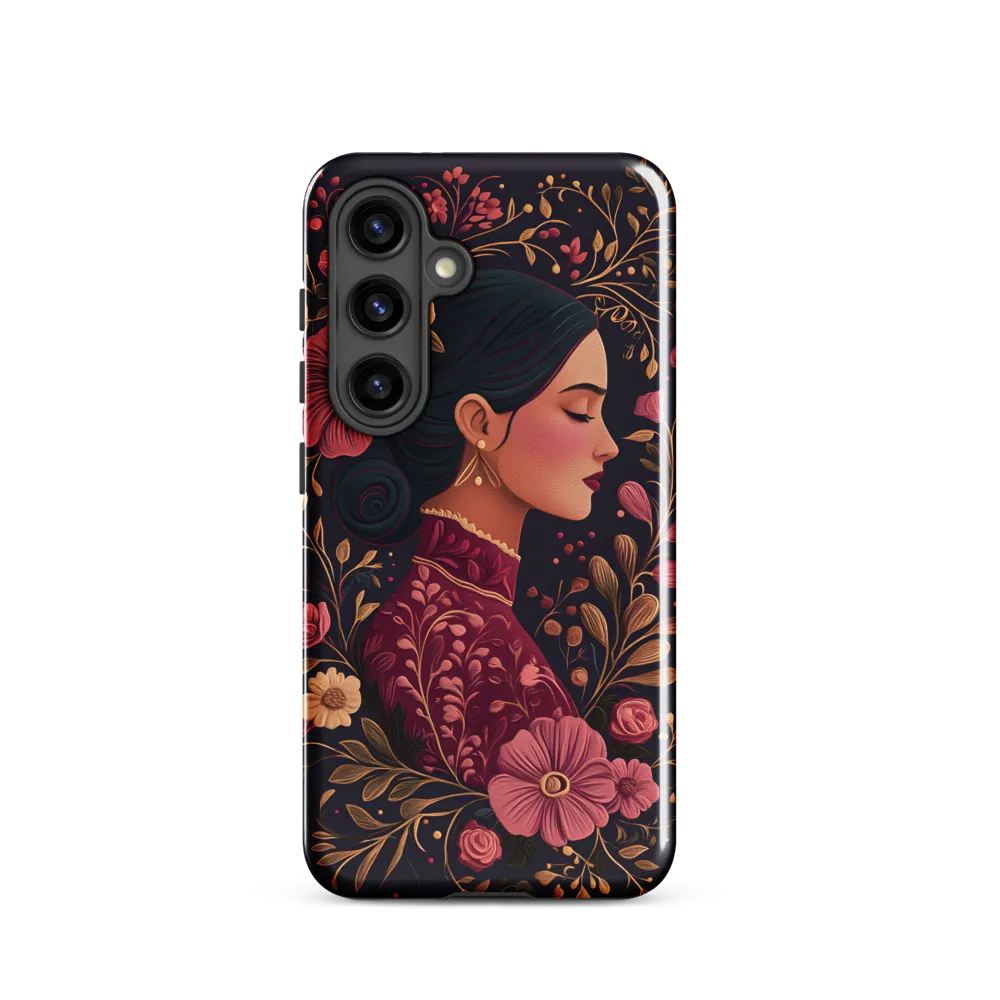Portrait of Serenity | Phone Case |  S24 | Tough Case | Glossy