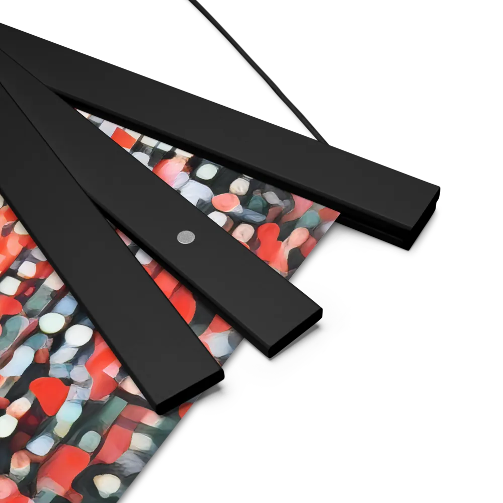 Veil of Modernity | Poster With Black Wood Hanger | 18″×18″