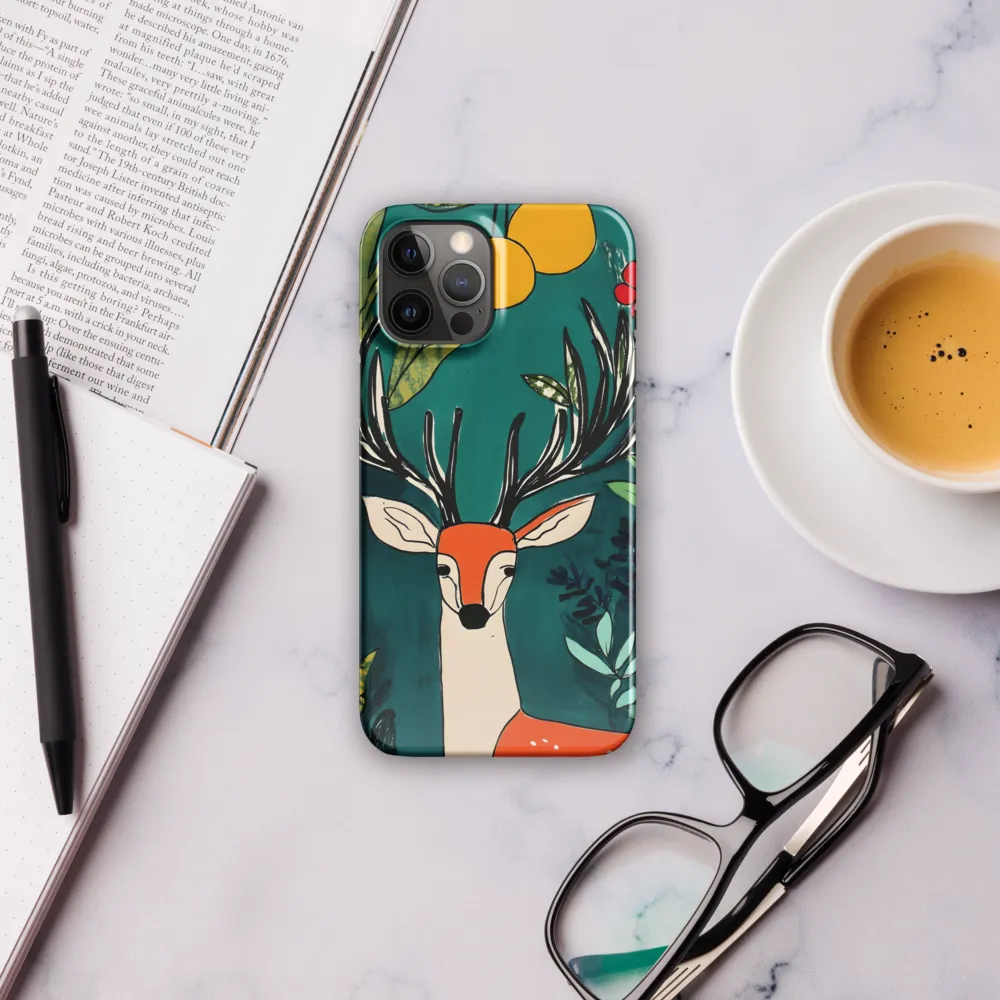 Nature's Embrace: The Majestic Deer | Phone Case |  12 Pro Max | Snap Case | Glossy