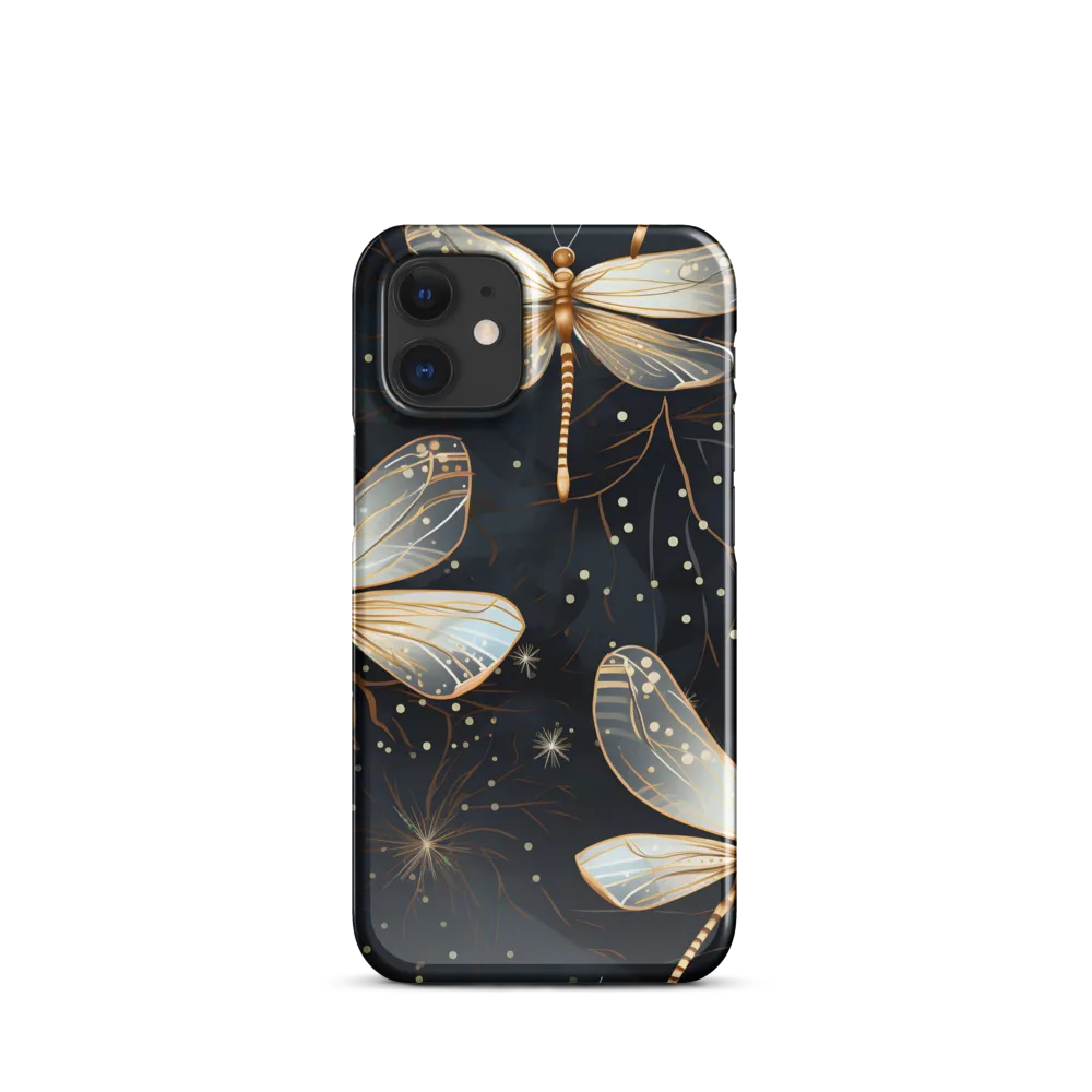 Ethereal Dance: Dragonflies in a Midnight Garden