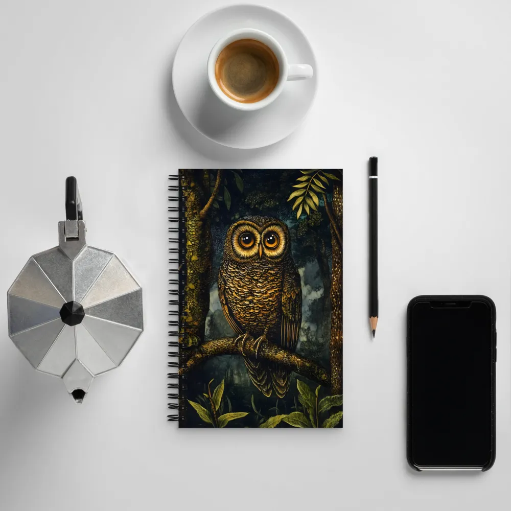 Guardian of the Night | Spiral Notebook