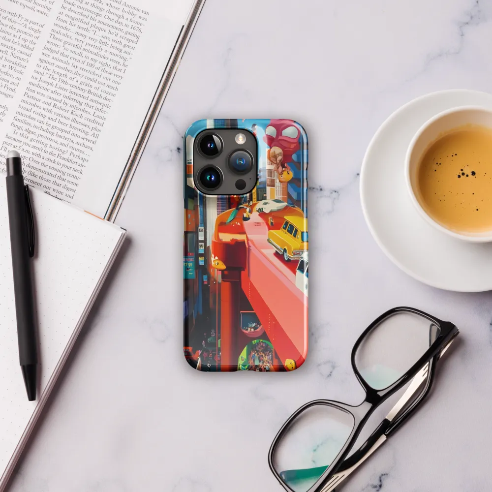 Urban Whimsy: A Colorful Cityscape