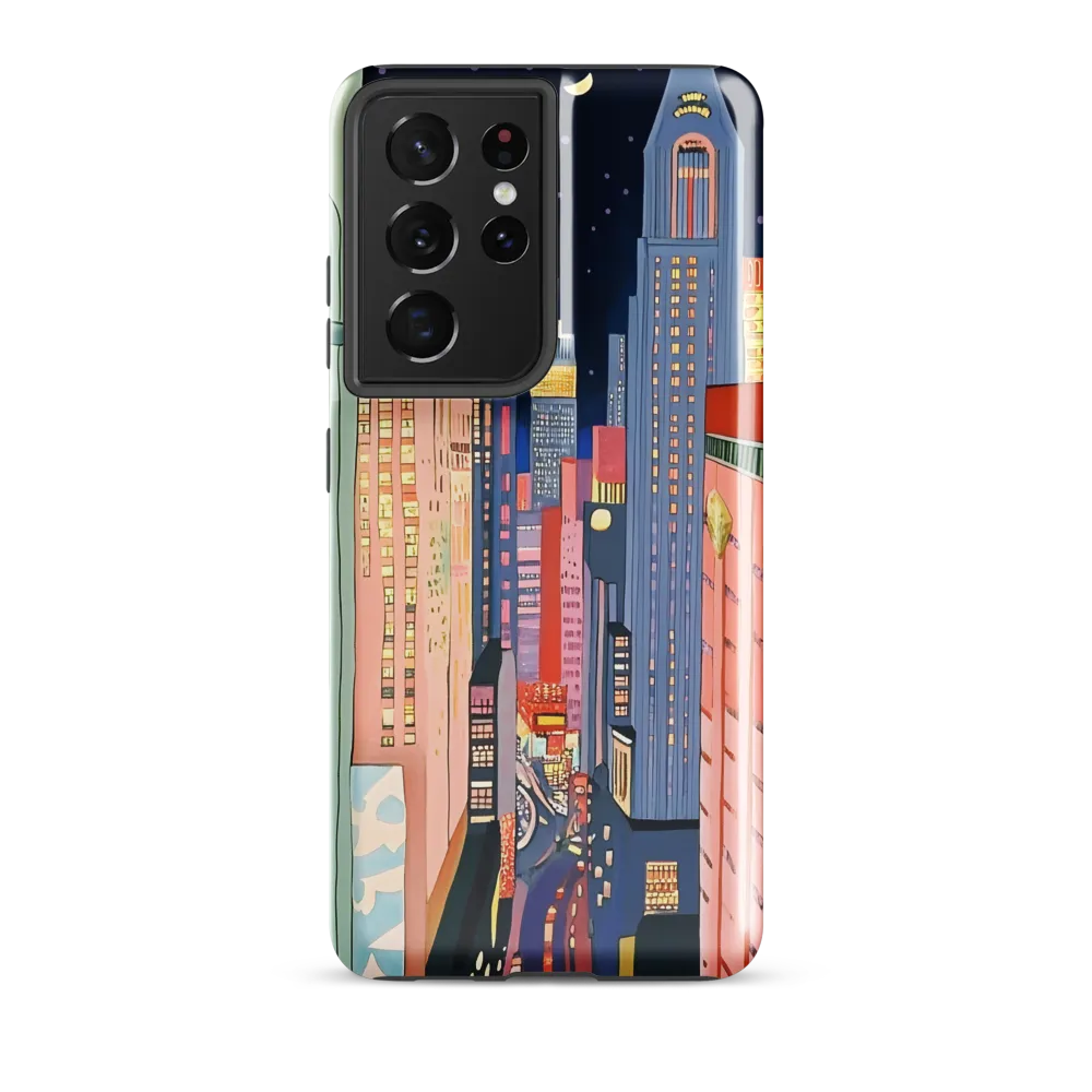 Urban Dreamscape: A Pop Art Night | Phone Case |  S21 Ultra | Tough Case | Glossy