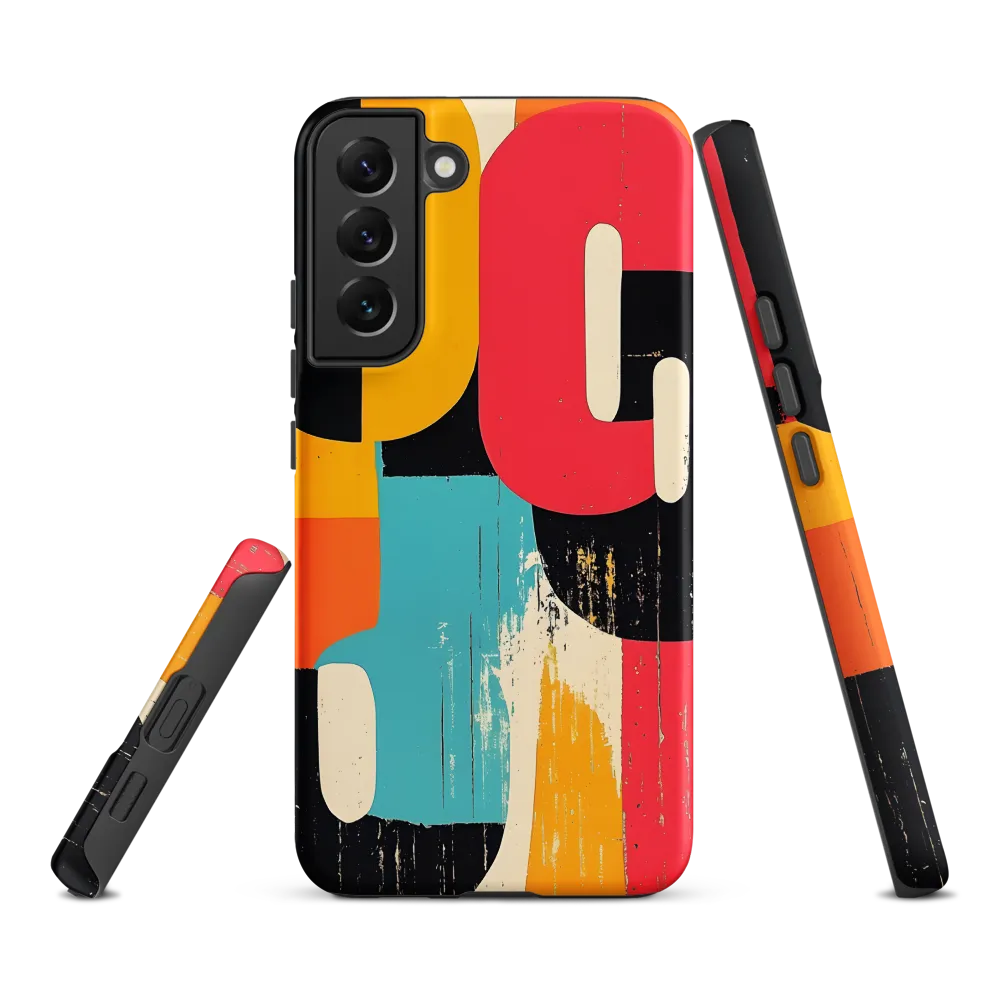 Colorful Curves: Numbers in Harmony | Phone Case |  S22 Plus | Tough Case | Matte