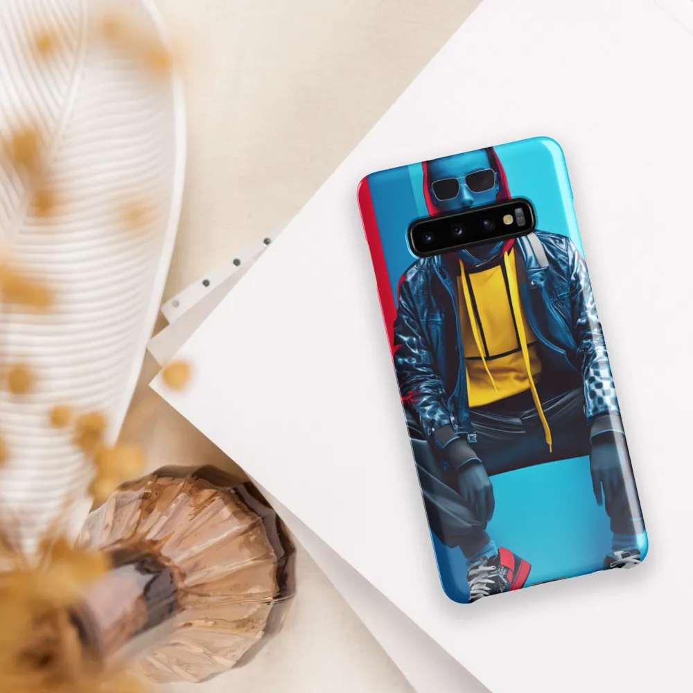 Chroma Cool: A Modern Fashion Statement | Phone Case |  S10 Plus | Snap Case | Glossy