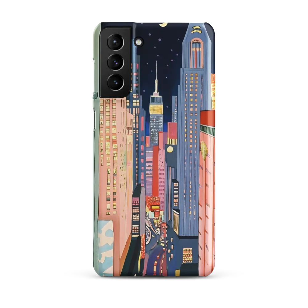 Urban Dreamscape: A Pop Art Night | Phone Case |  S21 Plus | Snap Case | Matte