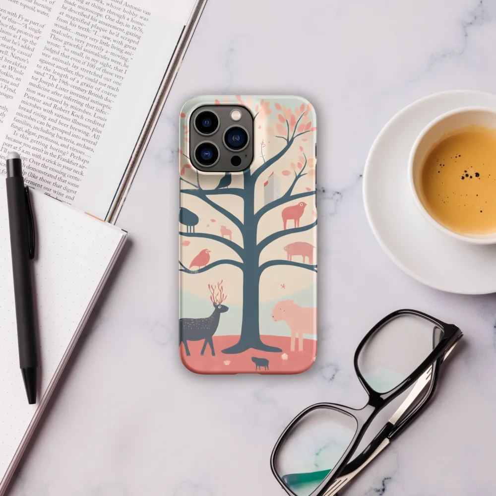 Whimsical Tree with Playful Creatures
