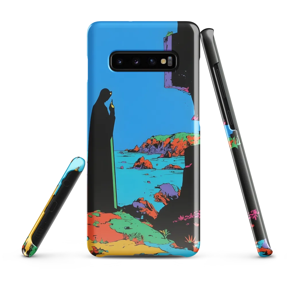 Contemplation by the Sea | Phone Case |  S10 Plus | Snap Case | Glossy