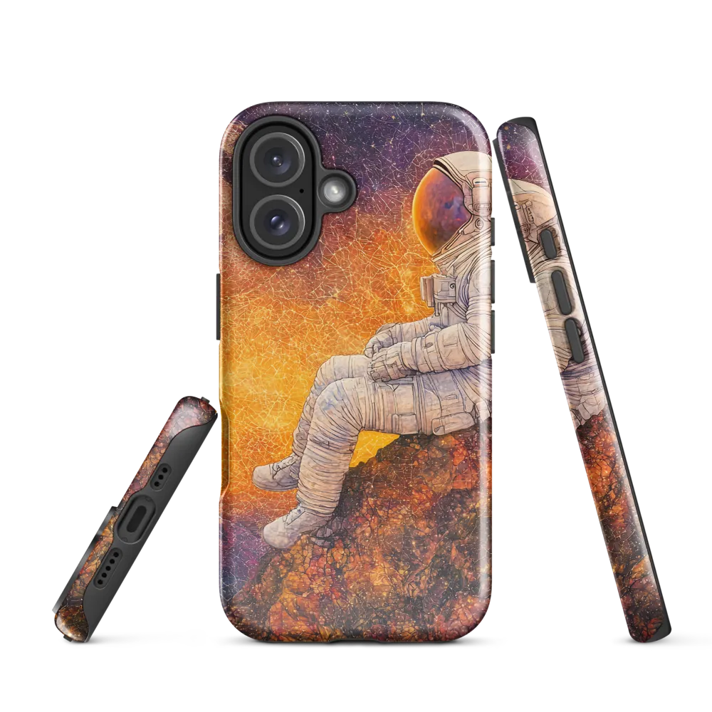 Cosmic Contemplation | Phone Case |  16 | Tough Case | Glossy
