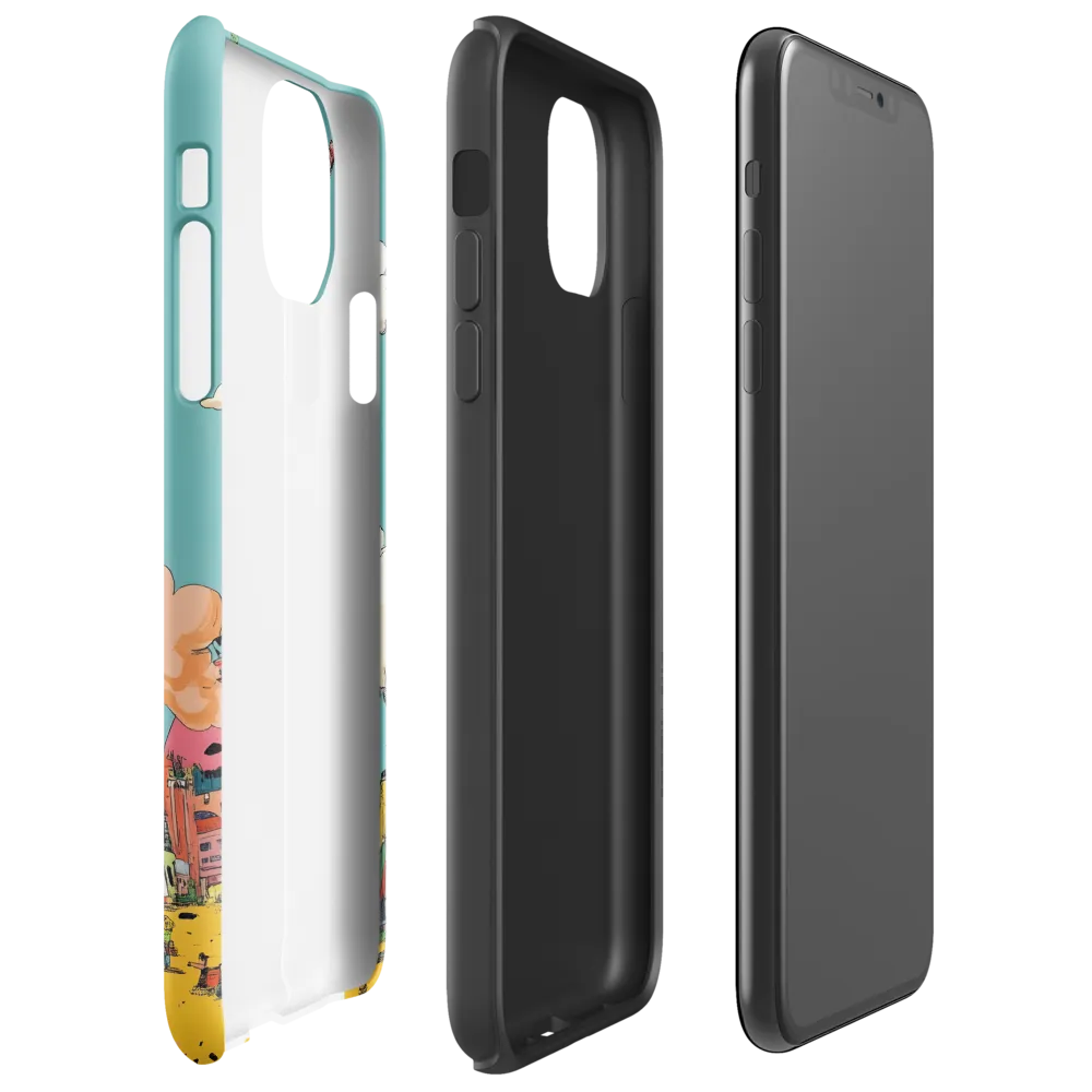 Urban Fantasia: A Whimsical Encounter | Phone Case |  11 Pro Max | Tough Case | Matte