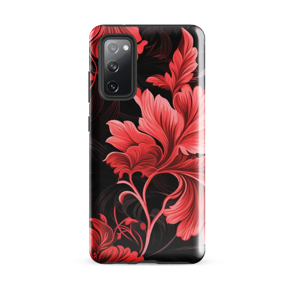 Tropical Elegance in Red