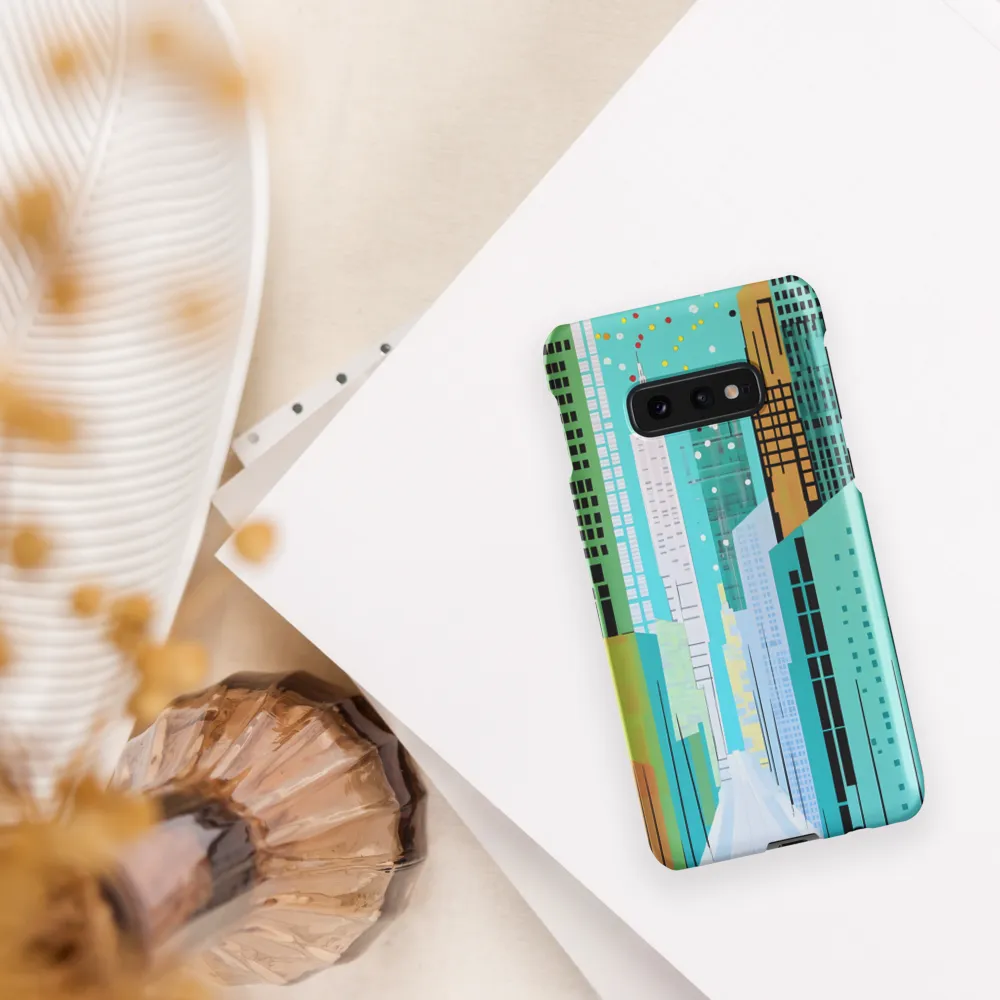 Urban Symphony in Turquoise