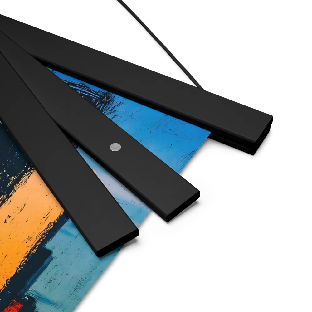 Reflections of Tranquility | Poster With Black Wood Hanger | 10″×10″