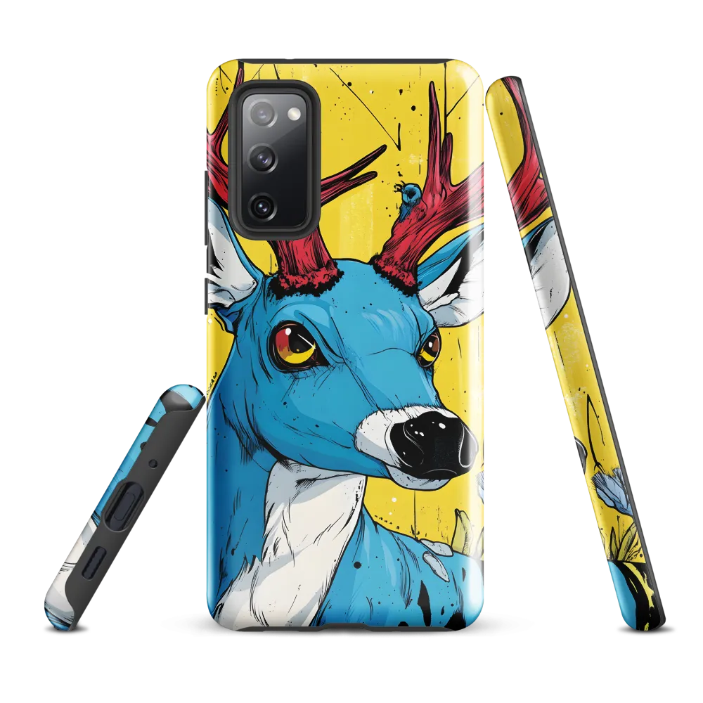 Vivid Antlers: A Modern Take on Nature