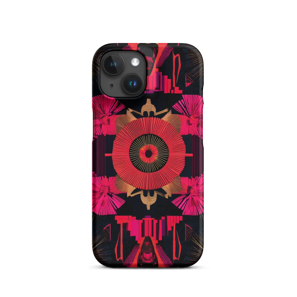 Dynamic Geometric Symphony | Phone Case |  15 | Snap Case | Matte