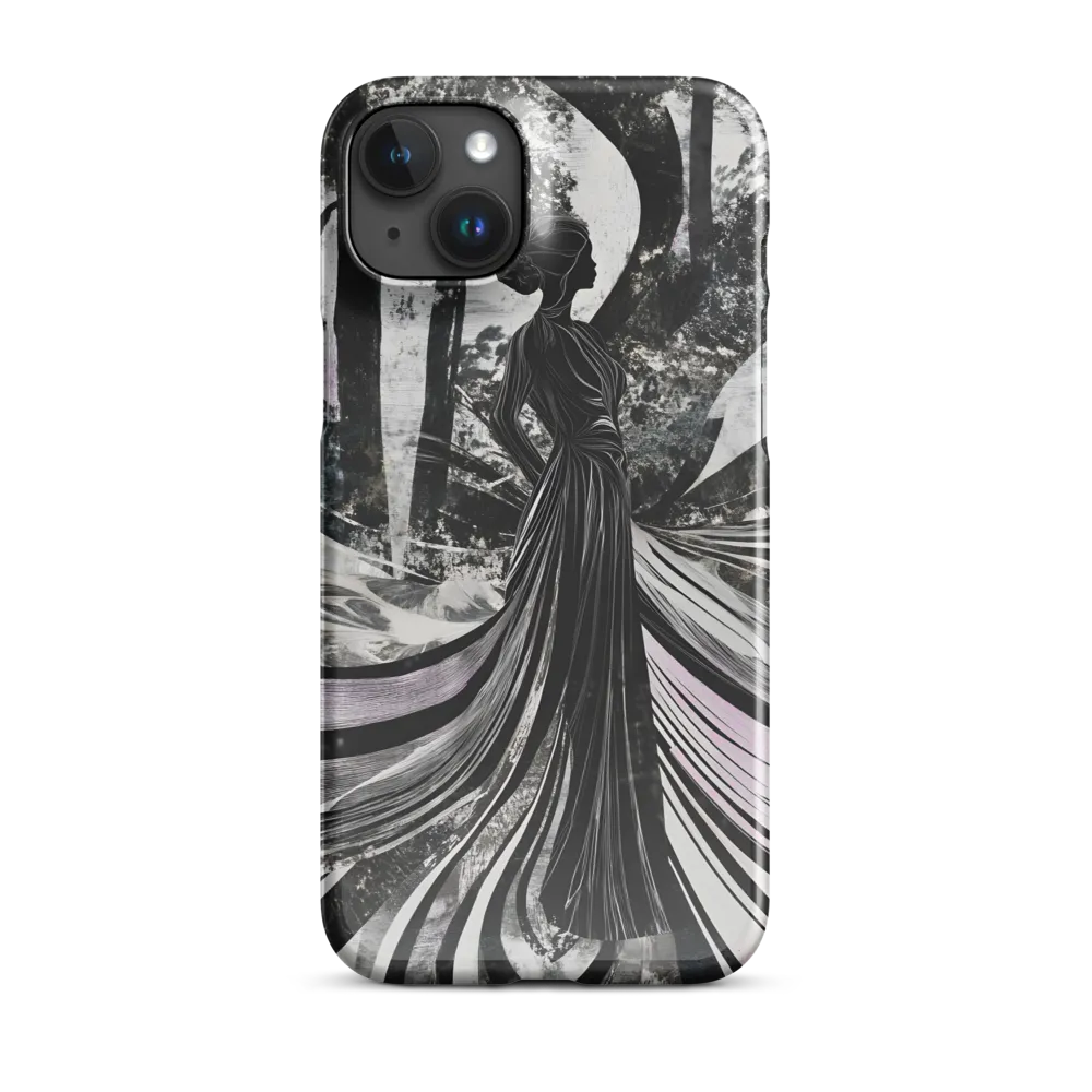 Silhouette in Ribboned Gown