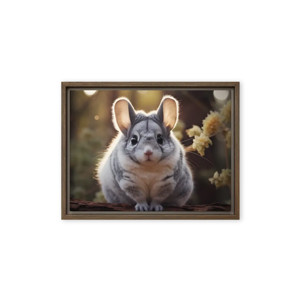 Curious Chinchilla in the Forest