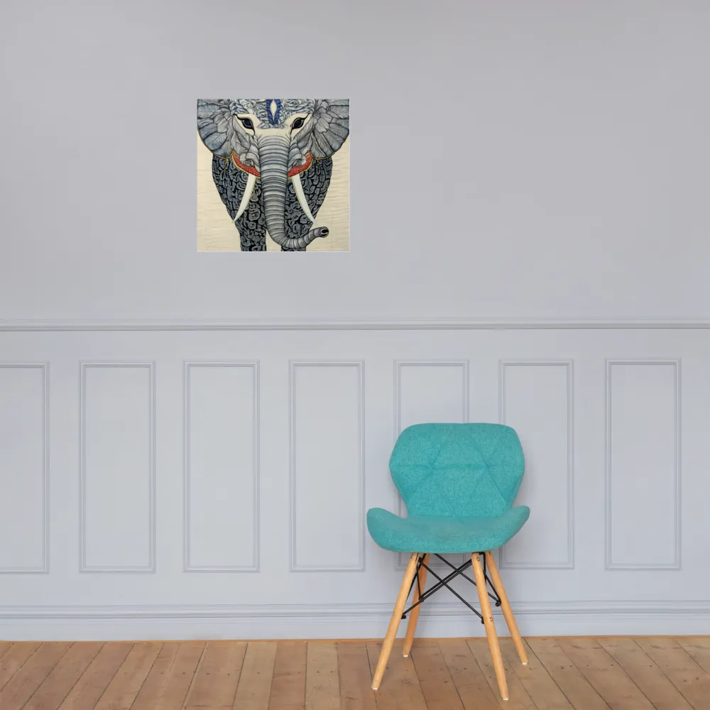 Majesty of the Elephant | Poster | 18″×18″