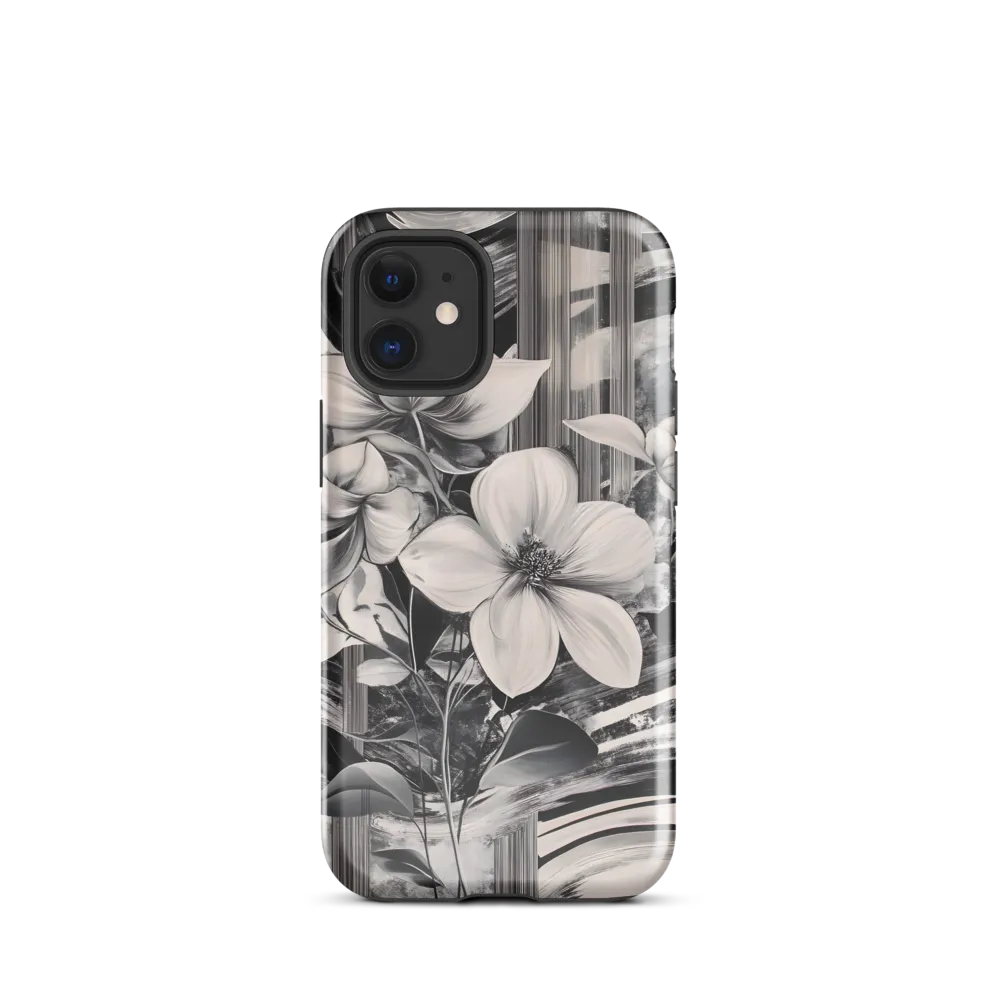 Ethereal Bloom: A Dance of Monochromes