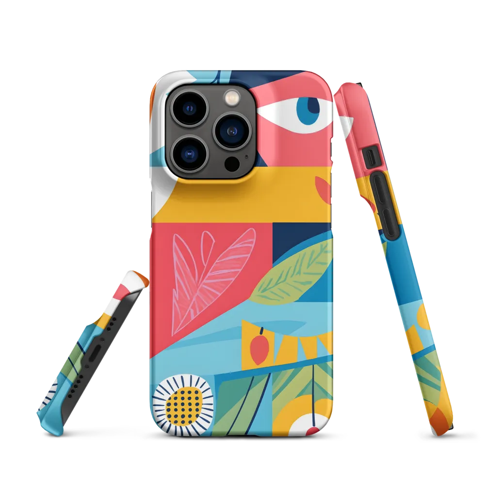 Vibrant Geometric Visage