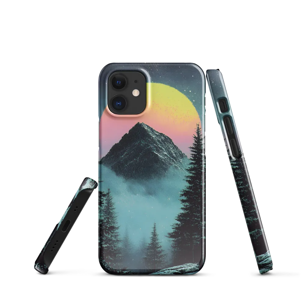 Ethereal Peaks Under Celestial Lights
