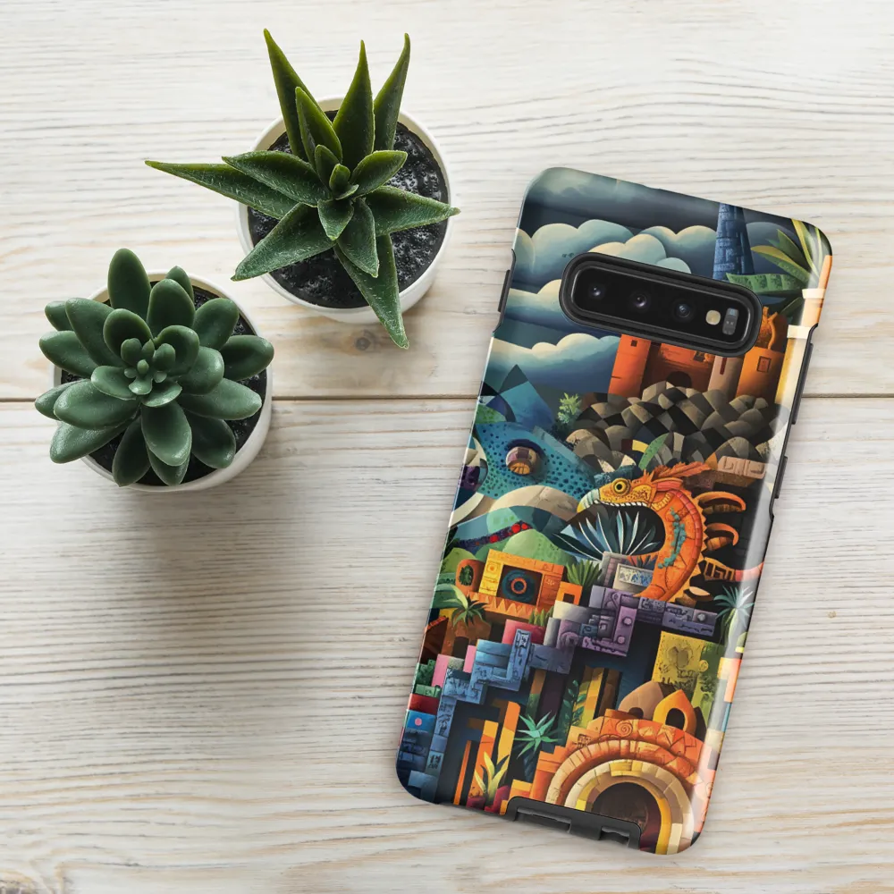 Embrace of the Mythical Landscape | Phone Case |  S10 Plus | Tough Case | Glossy