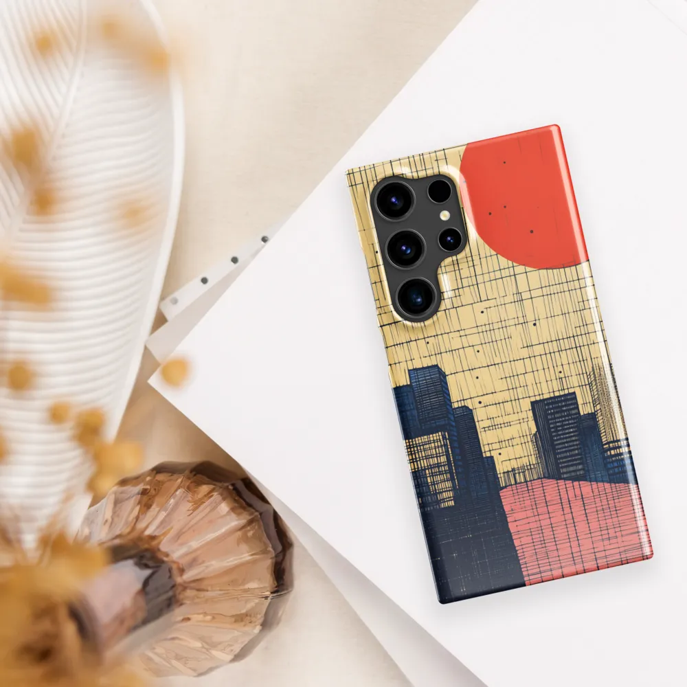 Urban Echoes: A Minimalist Cityscape