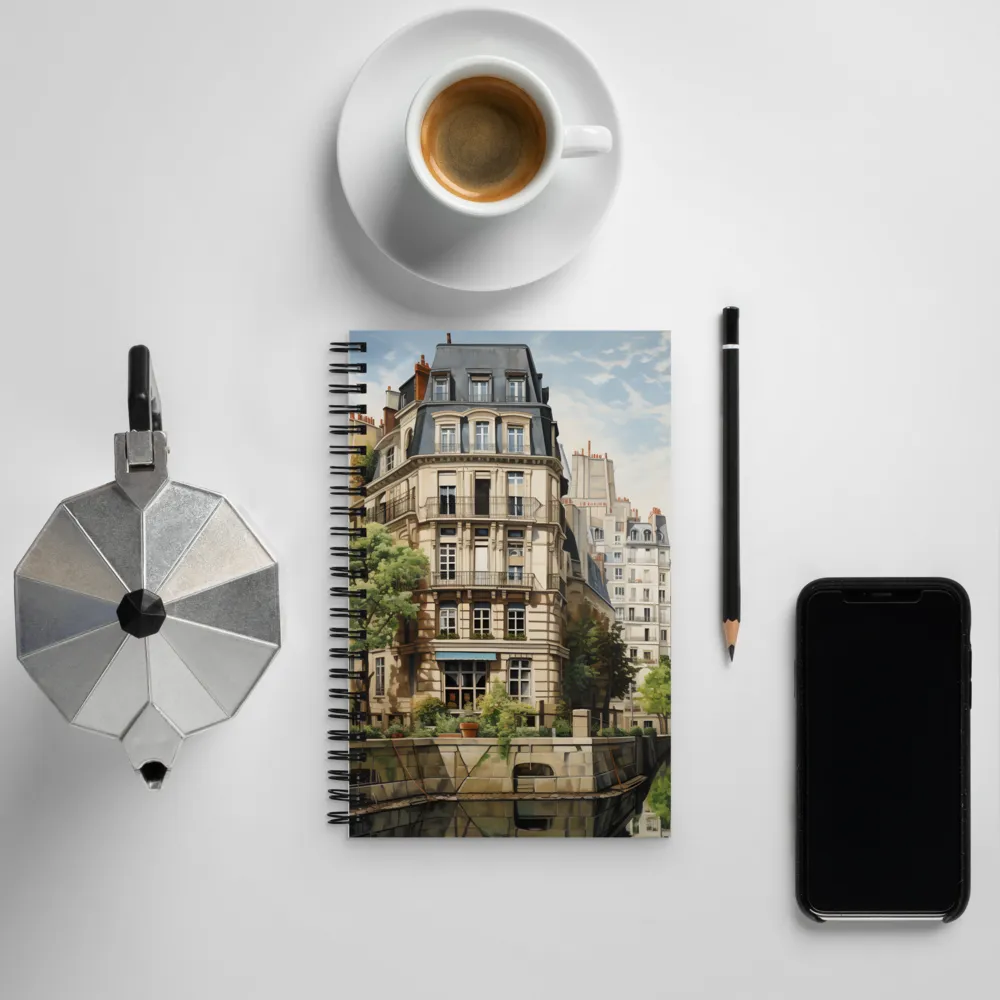 Reflections of Paris | Spiral Notebook