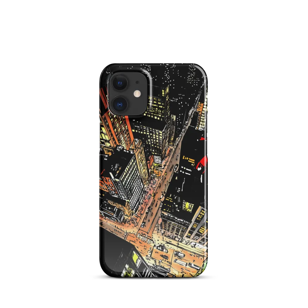 Urban Nightscape: A Bird's-eye View