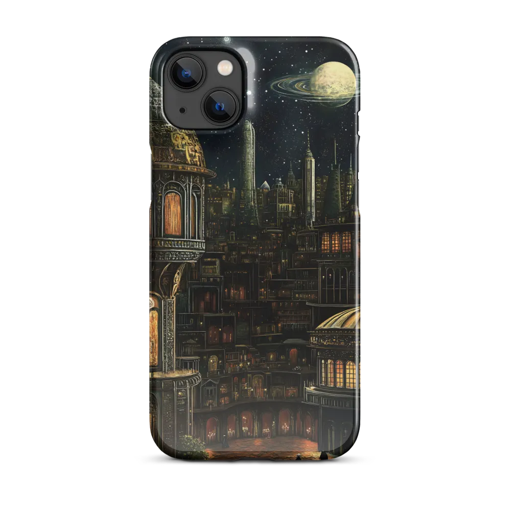 Celestial Enigma: A Surreal Cityscape