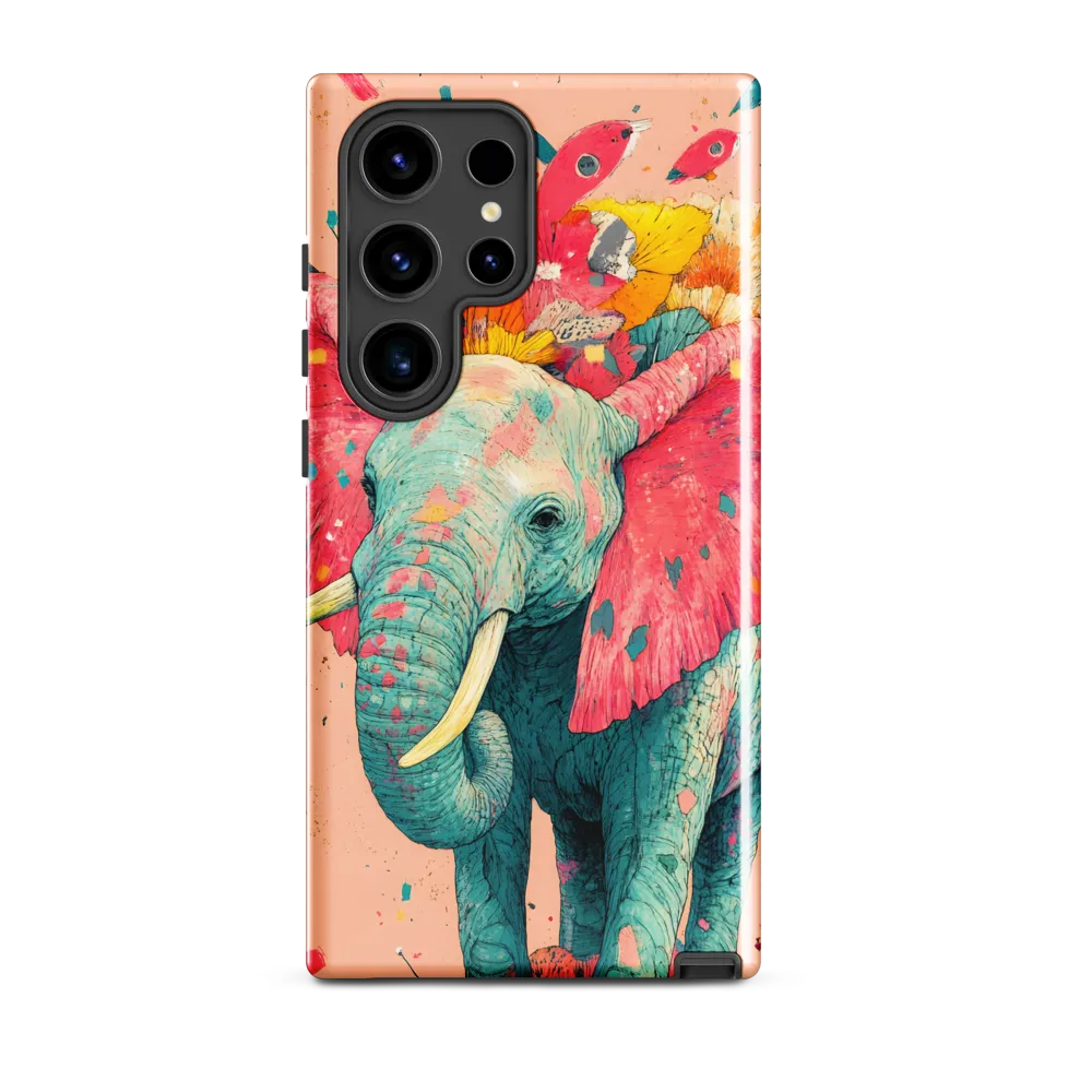 Whimsical Elegance: The Floral Elephant