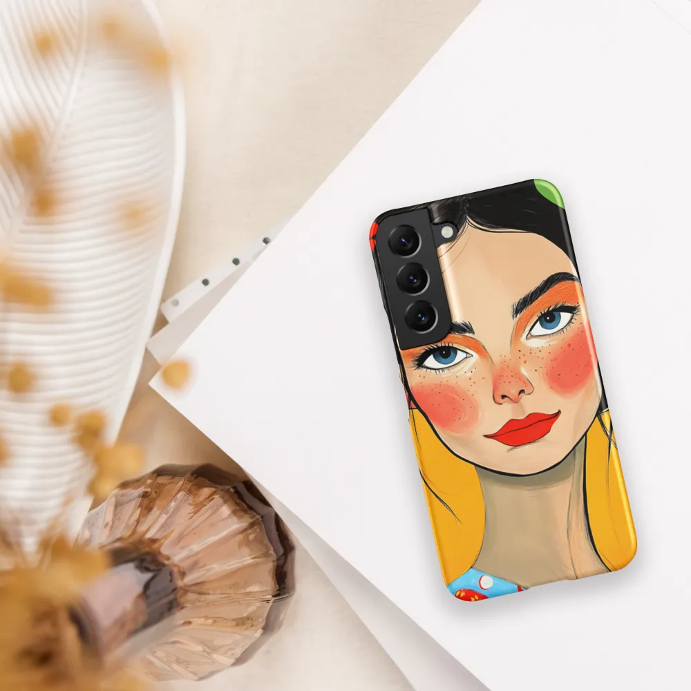 Joyful Radiance | Phone Case |  S22 | Snap Case | Matte