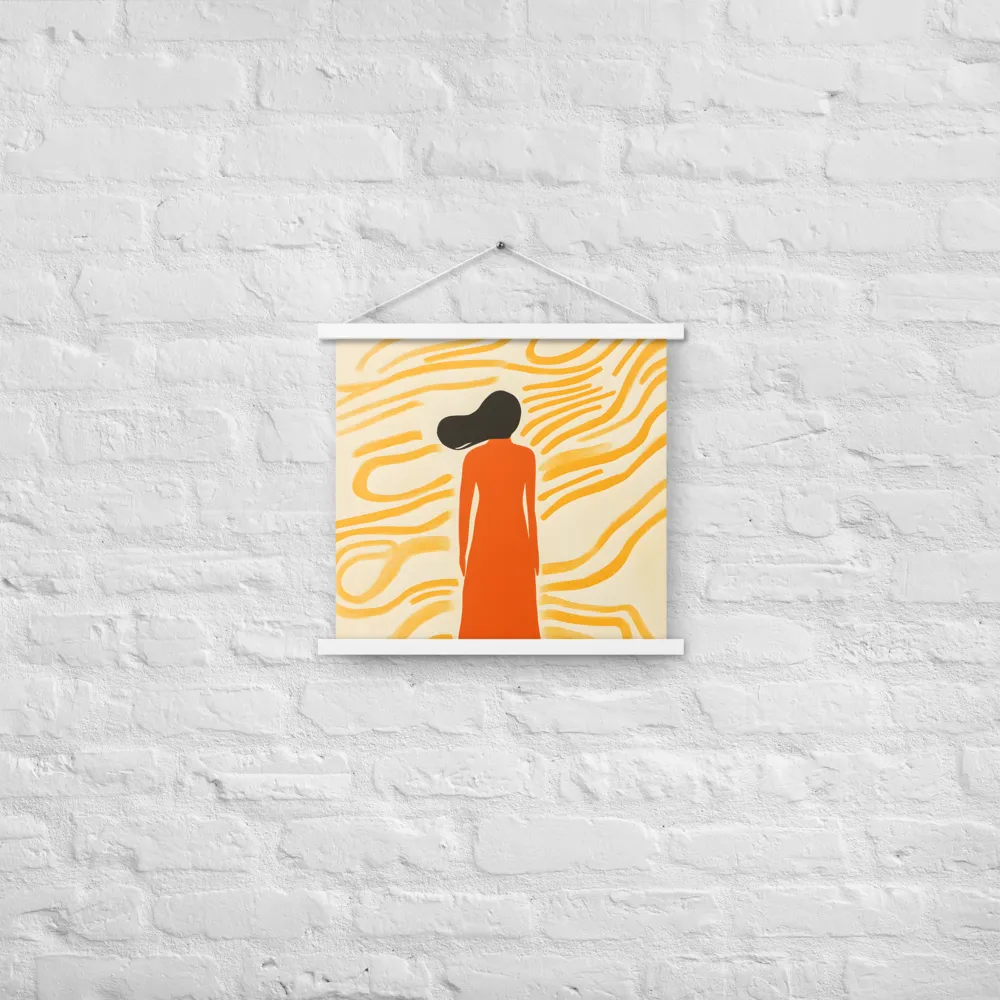 Connection to Serenity | Poster With White Wood Hanger | 18″×18″