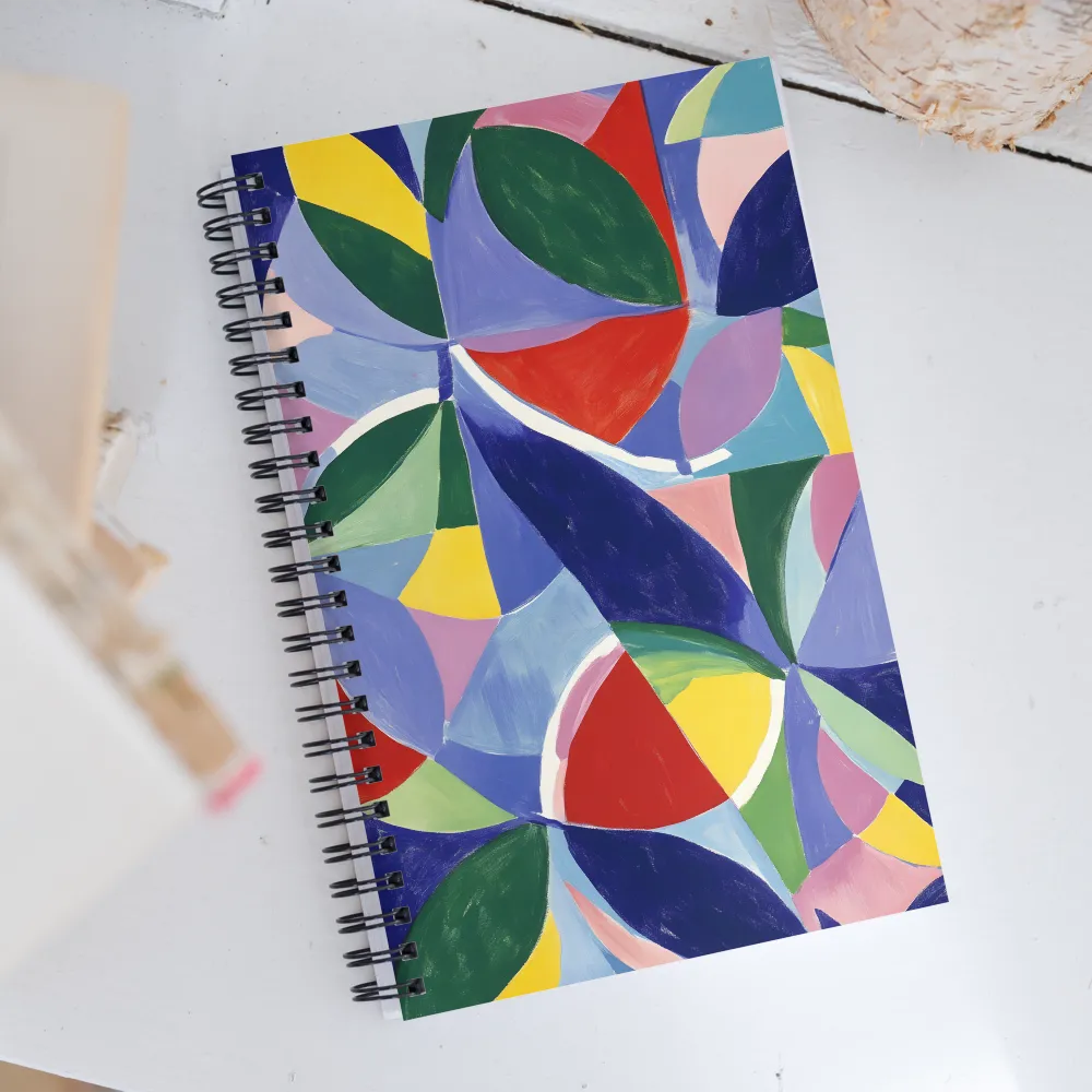 Rhythms of Color and Form | Spiral Notebook