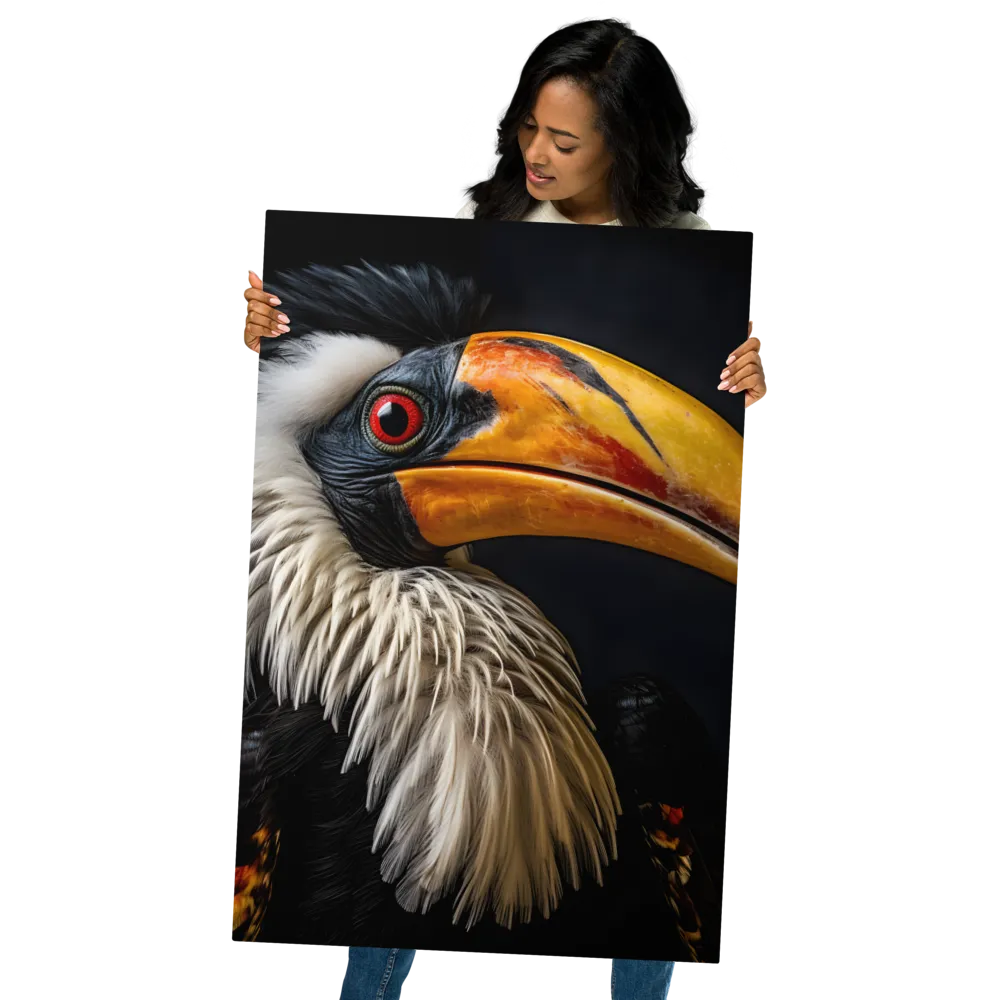 Majestic Hornbill Portrait