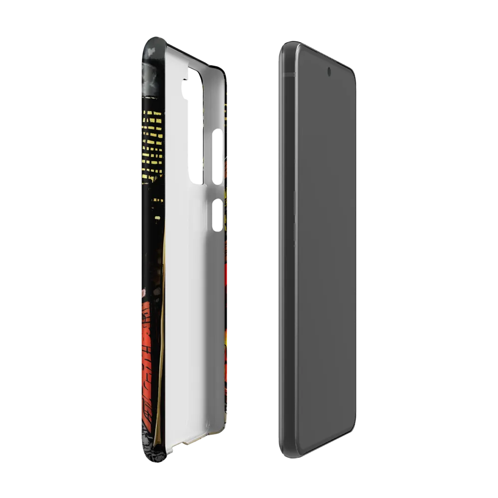 Nocturnal Cityscape: The Hidden Alley | Phone Case |  S21 FE | Snap Case | Matte