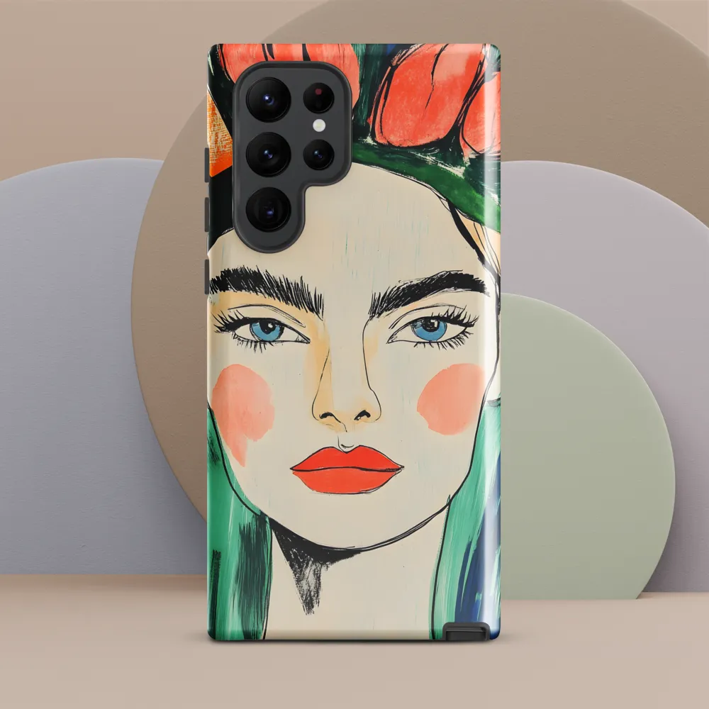 Radiant Bloom: A Serene Portrait