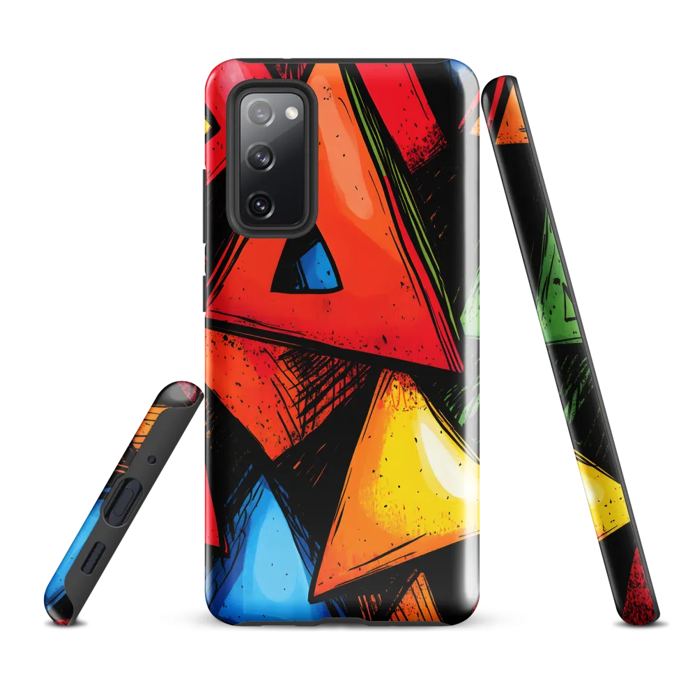 Vibrant Triangles in Abstract Harmony