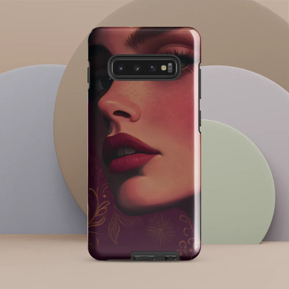 Portrait of Serene Beauty | Phone Case |  S10 Plus | Tough Case | Glossy