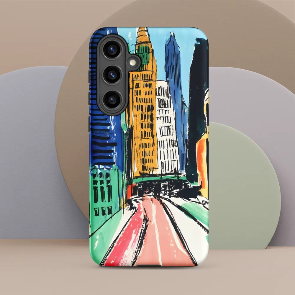 Urban Symphony in Color | Phone Case |  S24 Plus | Tough Case | Matte