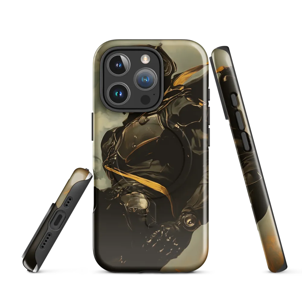 Ethereal Explorer: The Enigmatic Astronaut | Phone Case |  16 Pro | MagSafe® Tough Case | Glossy