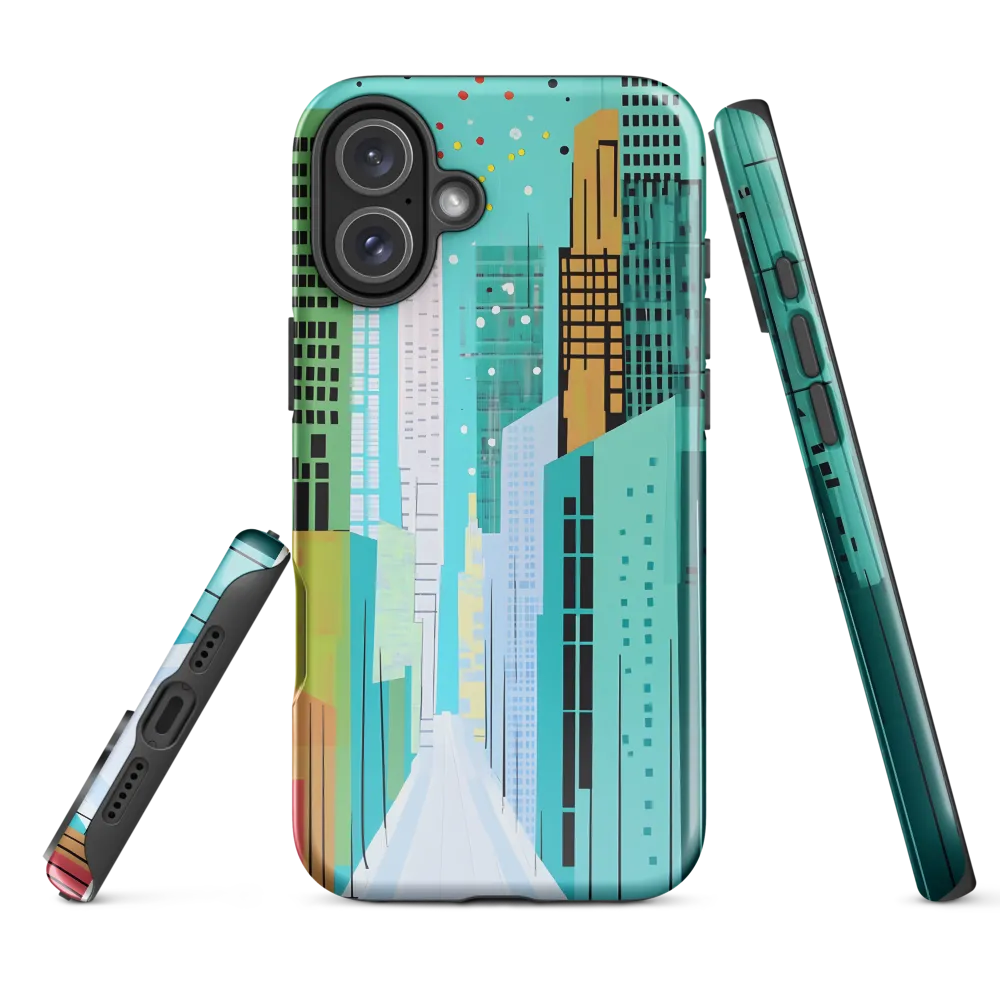 Urban Symphony in Turquoise