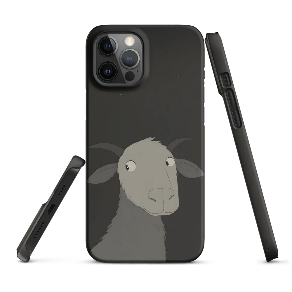 Whimsical Goat in Darkness