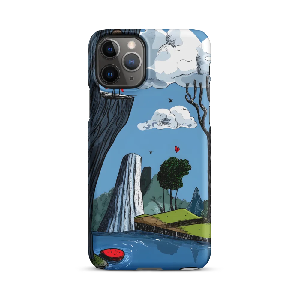 Whimsical Cliffside Reflections